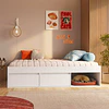 Cama Infantil Multifunción 1 Plaza Pets Kidscool Blanca 