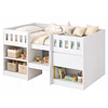 Cama Infantil Multifunción Alta 1 plaza Kidscool Blanca