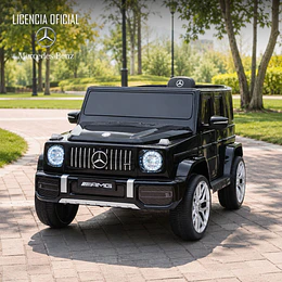 Auto a Batería Jeep G63 Con Licencia Mercedes 12V Negro