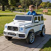 Retiro Express - Auto a Batería Jeep G63 Con Licencia Mercedes 12V Blanco