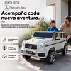 Retiro Express - Auto a Batería Jeep G63 Con Licencia Mercedes 12V Blanco
