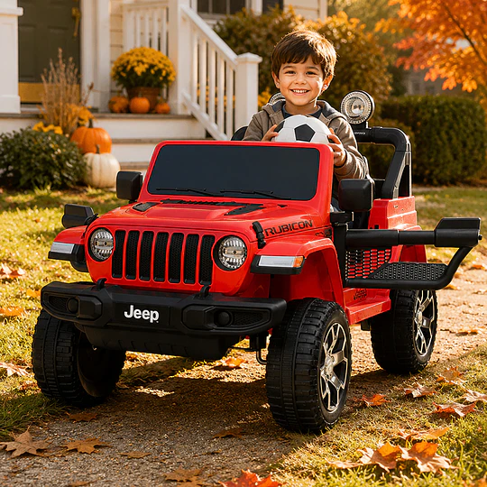 Jeep Rubicon Rojo Batería 
