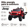 Jeep Rubicon Rojo Batería 