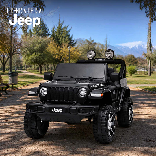 Jeep a Batería Rubicon Negro 12V 