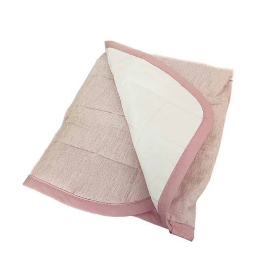 Cobertor de Cuna Kidscool Lino Rosado | Cubrecama Infantil Algodón