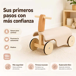 Correpasillo Montessori De Madera