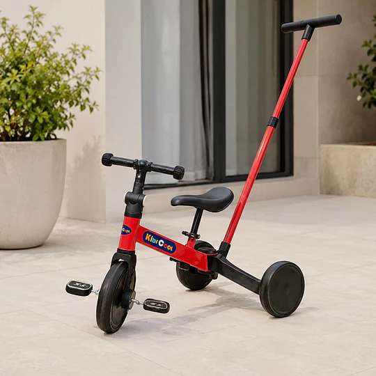 Triciclo con Manilla Astro Rojo