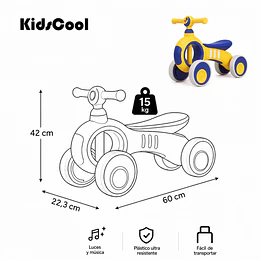 Correpasillo Mini Bike Amarillo Kidscool