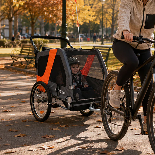 Carro Jogger Gris Baby Trailer Single