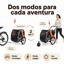 Carro Jogger Gris Baby Trailer Single