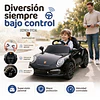Auto a Bateria Porsche 911 Ruf Ctr3 Negro 12v 2Motores