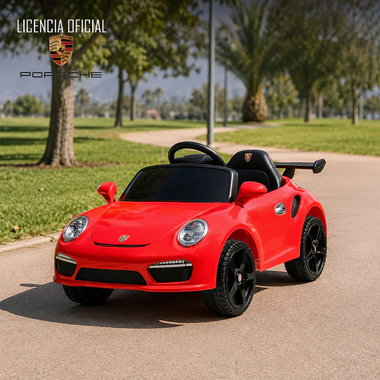 Auto a Bateria Porsche 911 Ruf Ctr3 Rojo 12v 2Motores