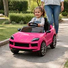 Auto a Bateria Rosado Porsche Cayenne 12v 2Motores