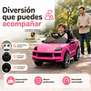 Auto a Bateria Rosado Porsche Cayenne 12v 2Motores