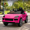 Auto a Bateria Rosado Porsche Cayenne 12v 2Motores