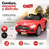 Auto a Bateria Rojo Mercedes Benz Cls350 12v 2Motores