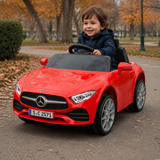Auto a Bateria Rojo Mercedes Benz Cls350 12v 2Motores