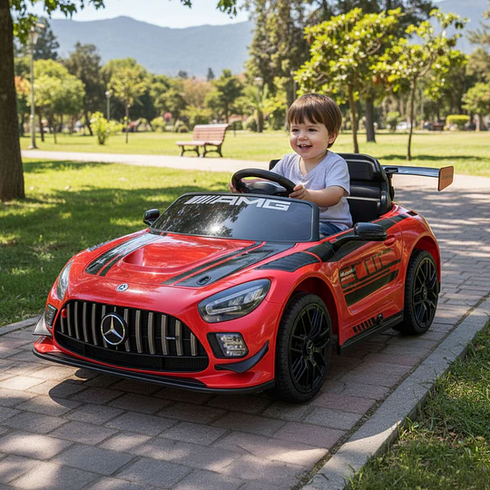 Auto a Bateria Rojo Racer Mercedes Benz Amg Gt3 12v 2Motores
