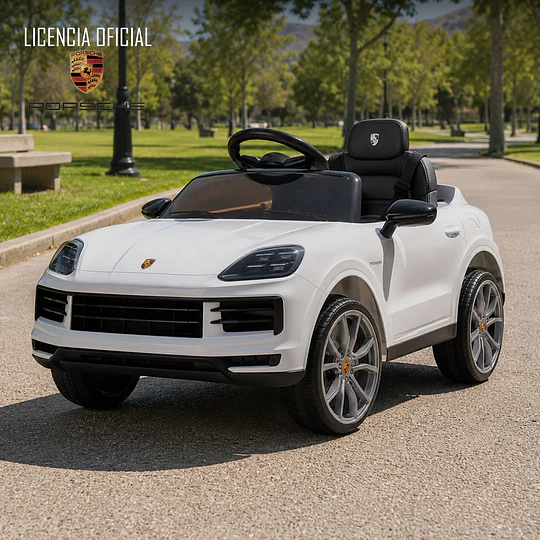 Auto a Bateria Blanco Porsche Cayenne 12v 2Motores