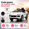 Auto a Bateria Blanco Porsche Cayenne 12v 2Motores
