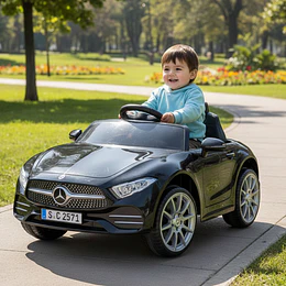 Auto a Bateria Negro Mercedes Benz Cls350 12v 2Motores