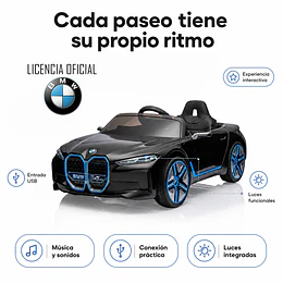 Auto A Bateria Bmw I4 Negro 12v