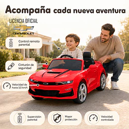 Auto a Batería Rojo Chevrolet Camaro 2Ss 12V