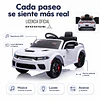 Auto a Batería Dodge Charger Srt Blanco 12V 