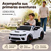 Auto a Batería Dodge Charger Srt Blanco 12V 