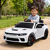 Auto a Batería Dodge Charger Srt Blanco 12V 