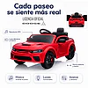 Auto a Batería Dodge Charger Srt Rojo 12V 