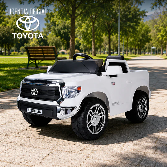 Toyota Tundra con licencia 12V Blanco 