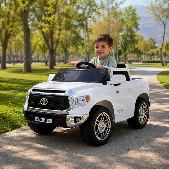 Toyota Tundra con licencia 12V Blanco 