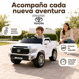 Toyota Tundra con licencia 12V Blanco 