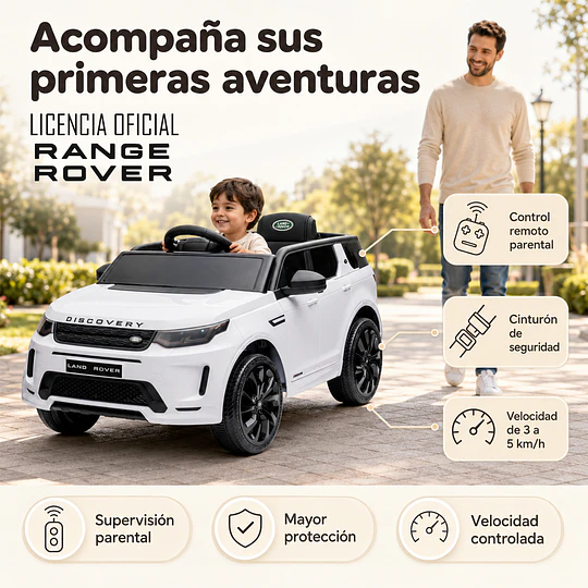 Retiro Express - Land Rover Discovery con licencia Blanco