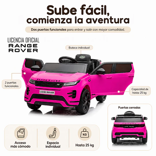 Range Rover Evoque con licencia Rosado