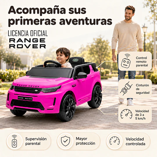 Range Rover Evoque con licencia Rosado