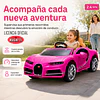 Bugatti a batería Rosado