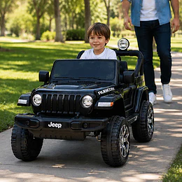 Retiro Express - Jeep a Batería Rubicon Negro 12V