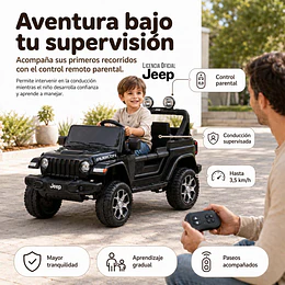 Retiro Express - Jeep a Batería Rubicon Negro 12V