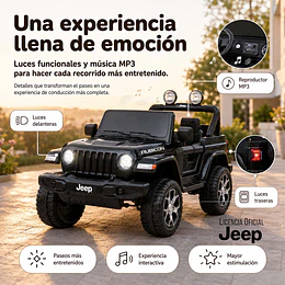 Retiro Express - Jeep a Batería Rubicon Negro 12V