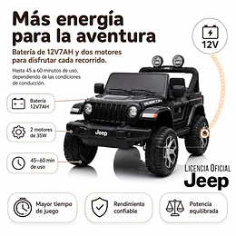 Retiro Express - Jeep a Batería Rubicon Negro 12V