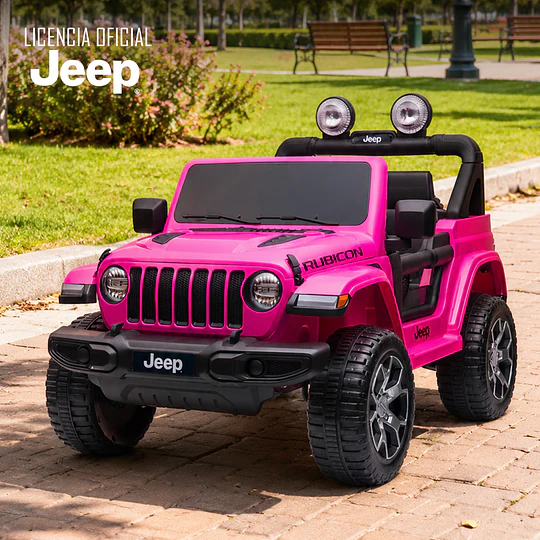 Jeep a Batería Rubicon Rosado 12V 
