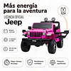 Jeep a Batería Rubicon Rosado 12V 
