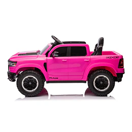 Retiro Express - Auto a Bateria Ram 1500 Rho Super Truck Rosado 12v 2Motores