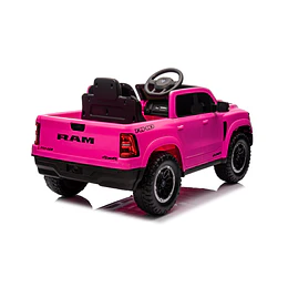 Retiro Express - Auto a Bateria Ram 1500 Rho Super Truck Rosado 12v 2Motores