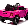 Retiro Express - Auto a Bateria Ram 1500 Rho Super Truck Rosado 12v 2Motores
