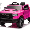 Retiro Express - Auto a Bateria Ram 1500 Rho Super Truck Rosado 12v 2Motores