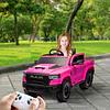 Retiro Express - Auto a Bateria Ram 1500 Rho Super Truck Rosado 12v 2Motores