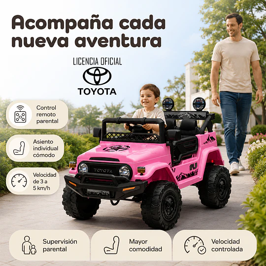 Retiro Express - Jeep Rosado Toyota Fj Crusier 12V